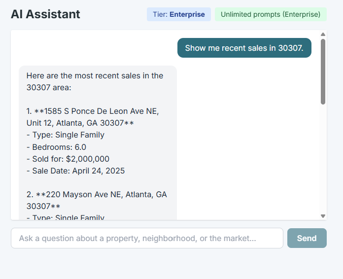 AI Assistant Screenshot